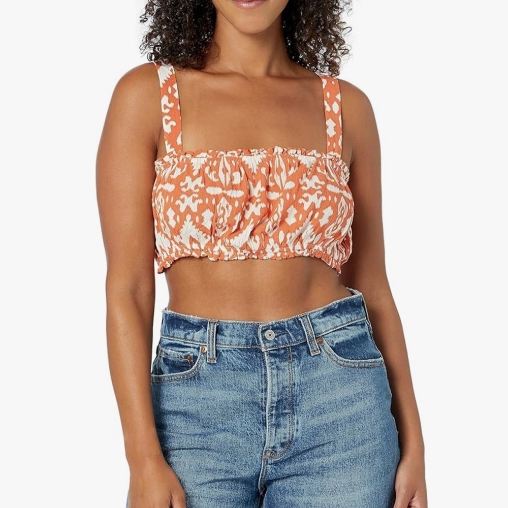 NWT BB Dakota by Steve Madden Soul Searcher Crop Top Ginger XL